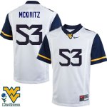 Men's West Virginia Mountaineers NCAA #53 Colton McKivitz White Authentic Nike Stitched College Football Jersey RP15F00YF